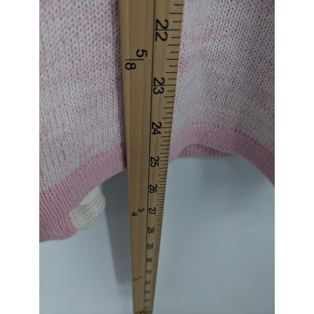 Storybook Knits Embroidered Cardigan Set Womens Medium Pink Butterfly Flower - Picture 6 of 11